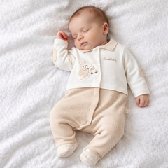 Grenouillère nounours and car 1 pcs coton