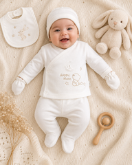 Pack naissance Happy Moon unisexe 5 pcs coton