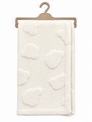 Couverture full wellsoft 80x90 cm ekru white