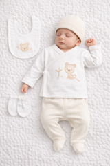 Pack naissance Animals friendly unisexe 5 pcs coton