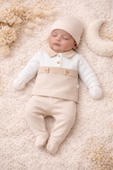 Pack naissance boutons piqués classy boy 5 pcs coton