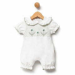 Barboteuse Trio fleurs 1 pcs coton