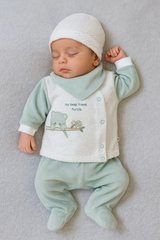 Pack naissance my best friend tortue velours 5 pcs