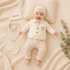 Pack naissance Little One classy boy 5 pcs coton