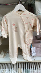 Grenouillère Bubbles Love 1 bonnet coton bio