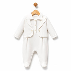 Grenouillère effet gilet classe baby boy 1 pcs