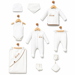 Coffret naissance tchoutchou le train 10 pcs coton