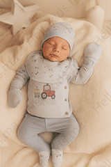 Pack naissance let's road 5 psc coton