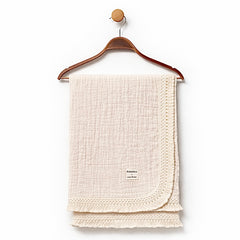 Couverture mousseline classy 90x100 cm