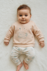 Tenue Calm night pti panda 2 pcs coton