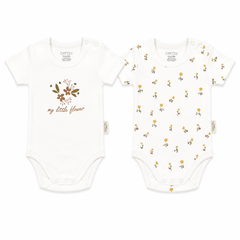 Pack de 2 bodies demi manches my Little Flower