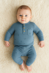 Tenue unie Bear avec poche coton Boy