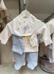 Pack naissance I love you Baby 5 pcs coton blue style