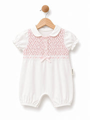 Barboteuse jolie fleur centré haut effet mtrouz 1 pcs coton
