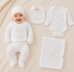 Pack naissance Love Bunny 7 pcs coton