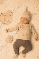 Pack naissance Dino 5 pcs coton