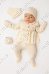 Pack naissance full éclat beige velours 5 pcs