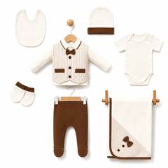 Pack naissance CLASSE ultim baby boy 7 pcs coton