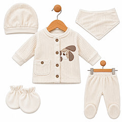 Pack naissance Hello Doggy 5 pcs velours