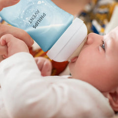 Avent - Biberon Natural Response BLEU 3.0 Tétine + 260ml - 3/6 mois