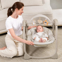 Mastela - Balancelle Deluxe portable swing beige 0m+