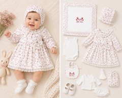 Coffret Robe little Flowers premium 10 pcs
