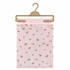 Couverture multi fleury a points coton 80x90 cm