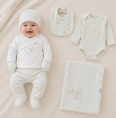 Pack naissance Teaddy Bear 7 pcs coton