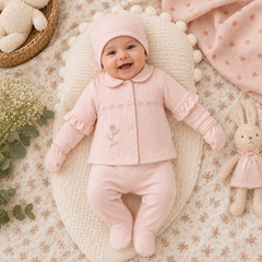 Pack naissance Fleur merveilleuse 5 pcs coton