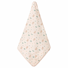 Couverrture Raccon Family 80x90 cm unisexe coton bio
