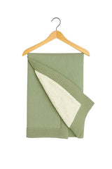 Couverture Unie Molletonnée 80x90 cm - Mint