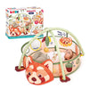 Ludi - Tapis d'éveil et Aire de Jeu Panda Roux 30 balles Multicolore 6m+
