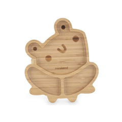 Assiette en Bois - Grenouille 6m+ Miniland
