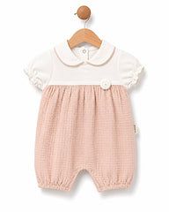 Barboteuse jolie fleur girly 1 pcs coton