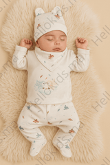Pack naissance Kemik 5 pcs coton bio unisexe