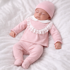 Pack naissance col mtrouz froufrou 5 pcs coton