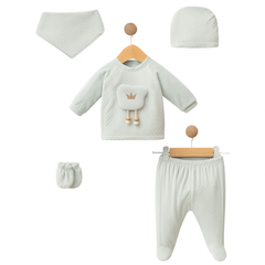 Pack naisance BABY BBLN velours unisexe 5 pcs