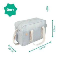 Badabulle - Sac à langer Bowling Bleu grisé