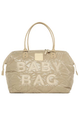 BagMori - Sac à langer Baby Bag capitonné Beige