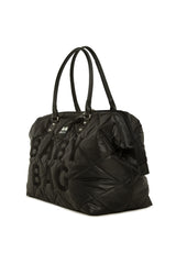 BagMori Sac à langer Baby Bag capitonné full Black