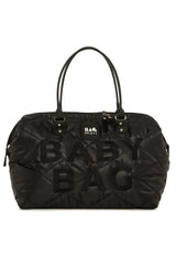 BagMori Sac à langer Baby Bag capitonné full Black