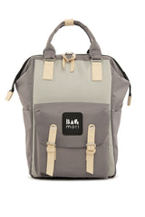 BagMori - Sac à dos Gris Beige