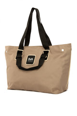 BagMori - Sac à langer Beige avec sangle à bouton pression