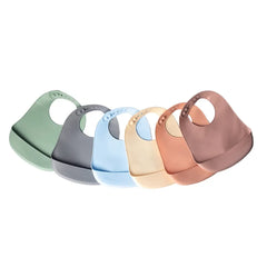 Bavoir en Silicone avec Poche 4M+ YUMMY