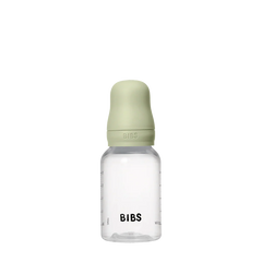 Bibs - Biberon rond Latex 150 ml slow flow PP sans BPA - Sage 0m+
