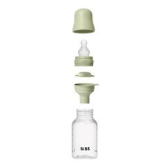 Bibs - Biberon rond Silicone 150 ml slow flow - Sage 0m+