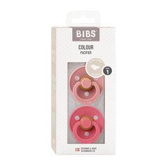 Bibs - Lot de 2 sucettes Anatomical Dusty pink corail