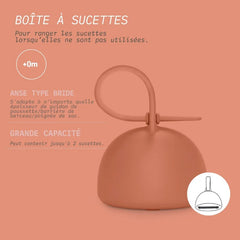 Suavinex boite a sucette silicone vert