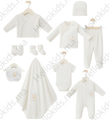 Coffret naissance 10 pcs Sweet Dreams unisexe coton