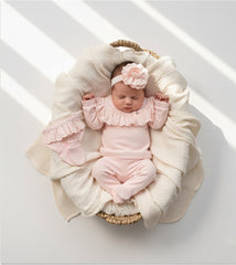 Pack naissance full froufrou classy girl 5 pcs coton